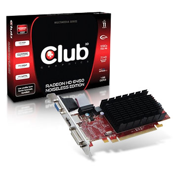 Club 3D Radeon HD 6450 1 Go Passive