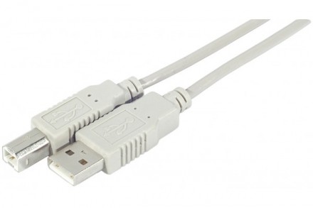 Cordon compatible USB 2.0 budget type AB M/M - 1,00m