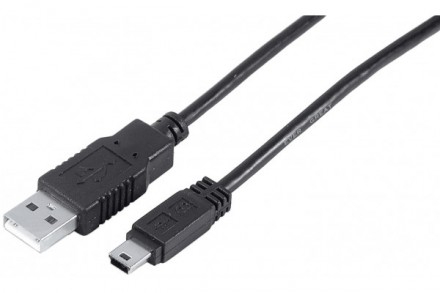 Cordon USB 2.0 type A vers mini USB M/M - 3m