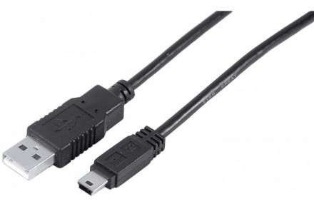 Cordon mini USB 2.0 type A vers mini USB M/M - 5m