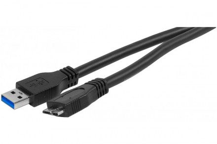 Cordon usb 3 a-male vers micro USB3-B 1,80m