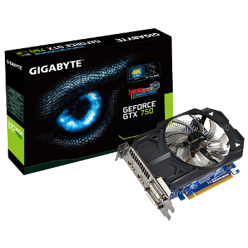 Gigabyte GeForce GTX 750 OC - 1 Go