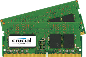 16GB Kit (8GBx2) DDR4-2400 SODIMM Single Ranked