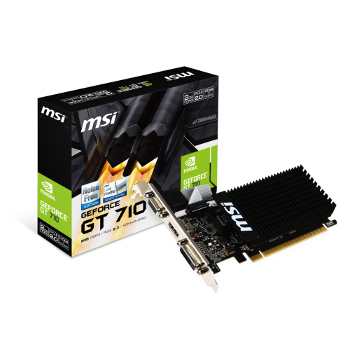 NVIDIA MSI GeForce GT 710 - 2 Go Low Profile (N710-2GD3HLP)