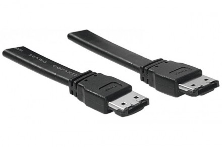 Cable eSATA blindé pour disque dur SATA externe - 2,00m