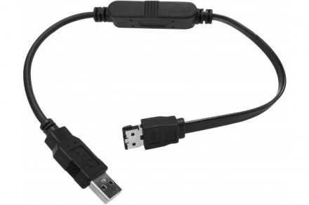 Cordon convertisseur USB 2.0 - eSATA 30cm