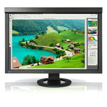Écran PC LCD Eizo ColorEdge + visière + sonde