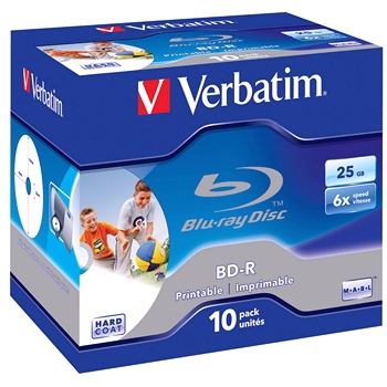 Blu-ray vierge 10 BD-R - 6x Imprimable - 25 Go