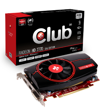 Club 3D Radeon HD 7770 GHz Edition - 1 Go