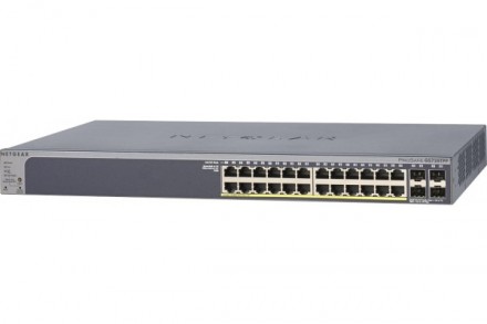 Netgear GS728TPP sw NIV.2 24 ports Gigabit PoE+ 483W + 4SFP