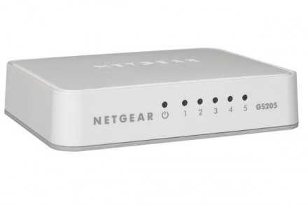 Netgear GS205 switch 5 ports 10/100/1000 plastique