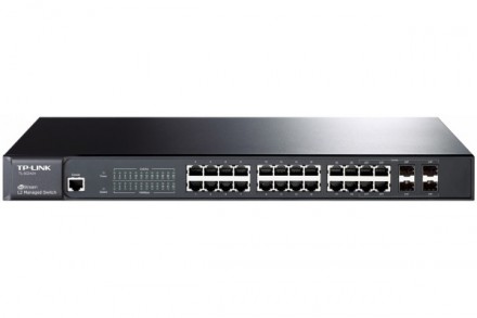 TP-Link switch Niveau 2 - 24 Gigabit + 4 SFP