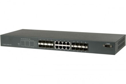 Switch Niv.2 8 port RJ45 Ggabit + 16 ports fibre optique SFP