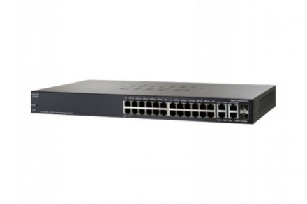 Cisco SF300-24 switch manageable 24x10/100 + 2xSFP + 2xGIGA