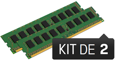 8 Go Module NON-ECC (Kit 2x4 Go)  - DDR3 1600 MHz