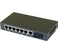 Switch réseau Ethernet 7 ports RJ45 10/100 avec 1 port 100FX SC