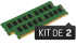 16 Go Module ECC (Kit 2x8 Go) - DDR2 667 MHz